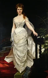 Porträt von Mademoiselle X, 1873